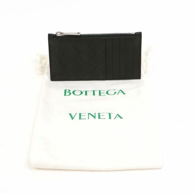 ボッテガヴェネタ Bottega カードケース 水色 ボルドー  未使用 美品