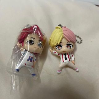 BTSガチャガチャキーホルダー2個セット(アイドルグッズ)