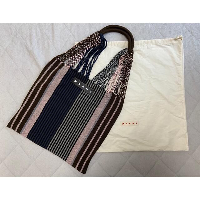 MARNI ハンモックバッグ　ブルー