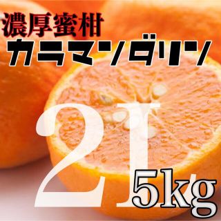 定番人気！濃厚ジュ〜シ〜！！【カラマンダリン】愛媛県中島産 2Lサイズ 5kg(フルーツ)