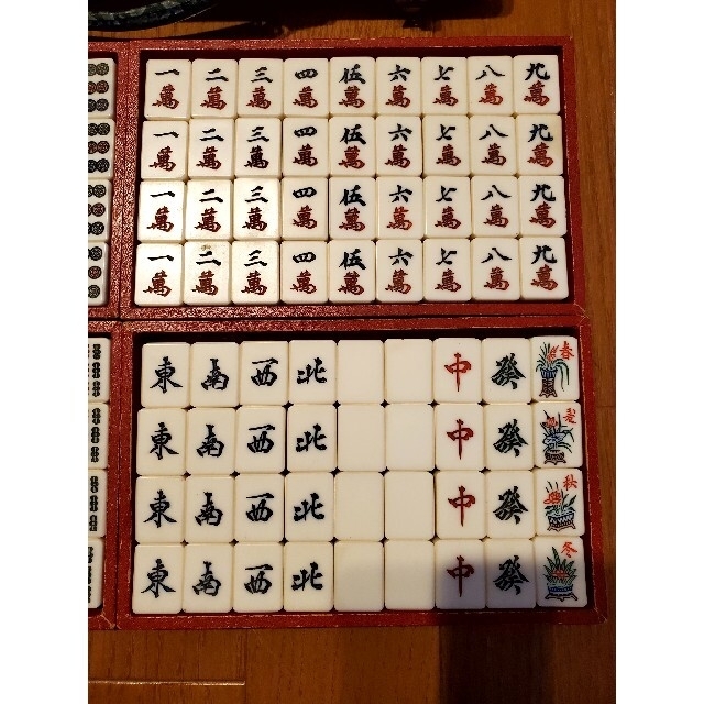 レトロ　麻雀牌 エンタメ/ホビーのテーブルゲーム/ホビー(麻雀)の商品写真