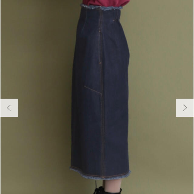 KBF(ケービーエフ)のKBF カットオフAラインスカート レディースのスカート(ロングスカート)の商品写真