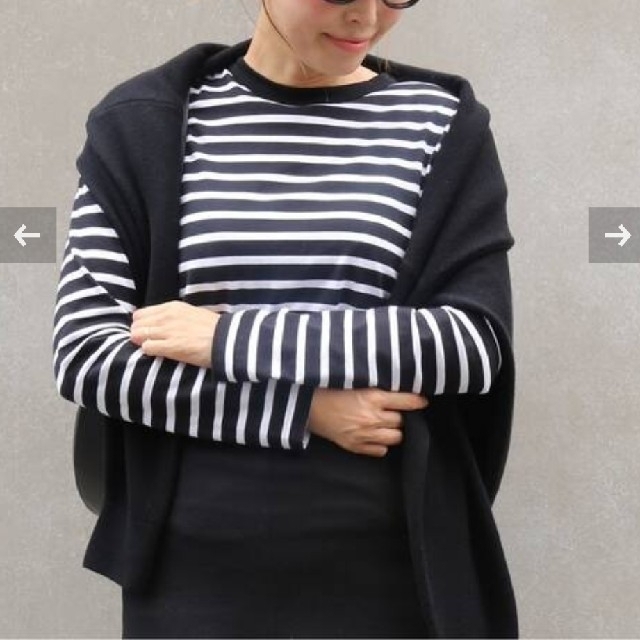 DEUXIEME CLASSE(ドゥーズィエムクラス)のCOCO Stripe Tシャツ No5 レディースのトップス(カットソー(長袖/七分))の商品写真