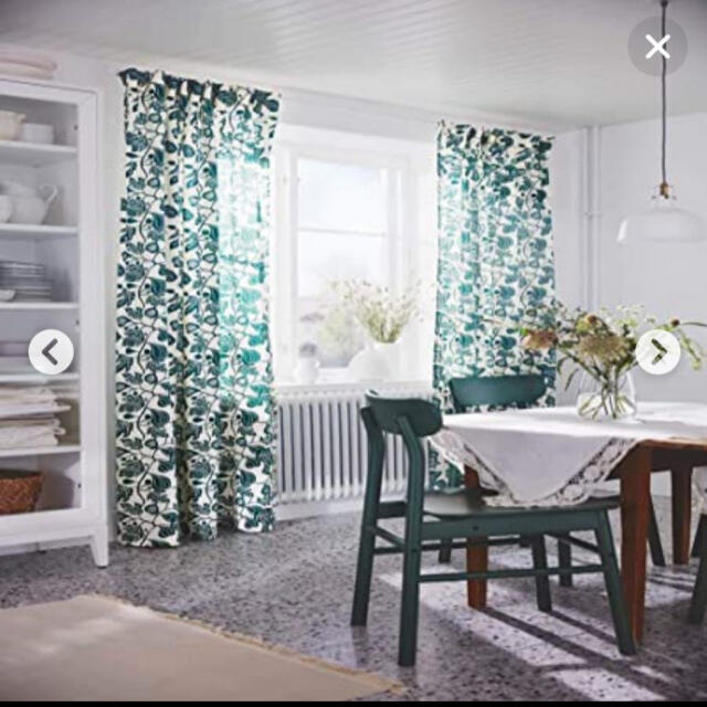 IKEA(イケア)の未使用☆IKEA alpklover カーテン　アクタス　北欧　マリメッコ インテリア/住まい/日用品のカーテン/ブラインド(カーテン)の商品写真