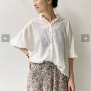 アパルトモンドゥーズィエムクラス(L'Appartement DEUXIEME CLASSE)のDolmansleeve Sheer Blouse(シャツ/ブラウス(長袖/七分))