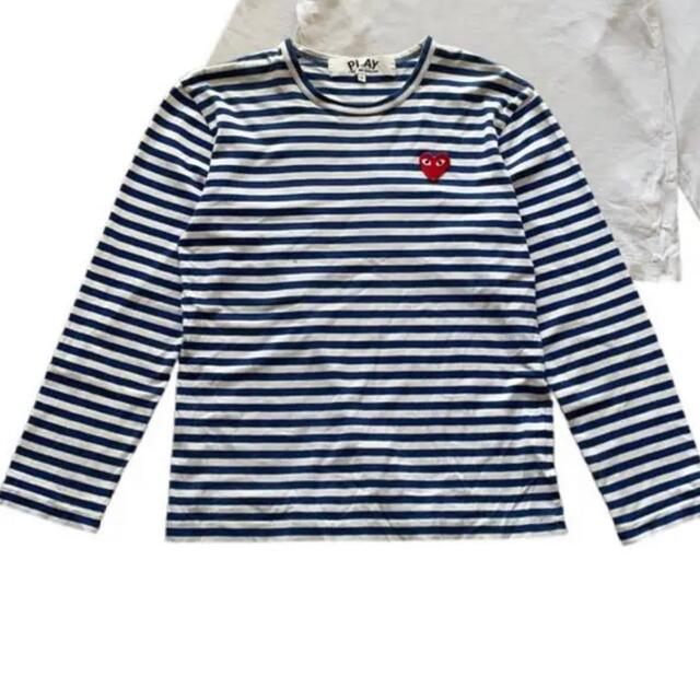 COMME des GARCONS(コムデギャルソン)のCOMME des GARÇONS play ロンTブルーストライプ メンズのトップス(Tシャツ/カットソー(七分/長袖))の商品写真