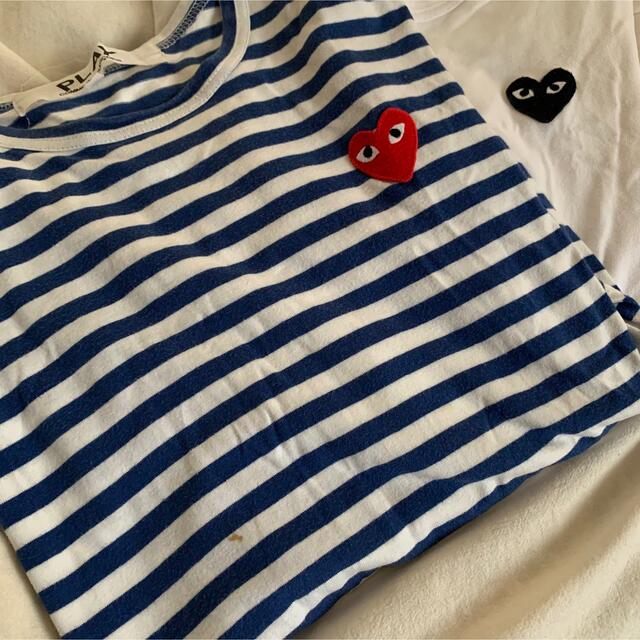 COMME des GARCONS(コムデギャルソン)のCOMME des GARÇONS play ロンTブルーストライプ メンズのトップス(Tシャツ/カットソー(七分/長袖))の商品写真