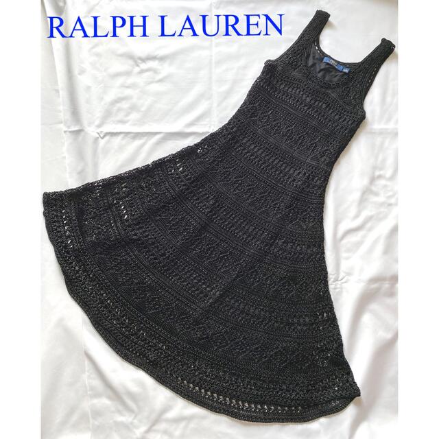 Ralph Lauren - RALPH LAUREN お洒落なレース編み ニット ワンピースの ...