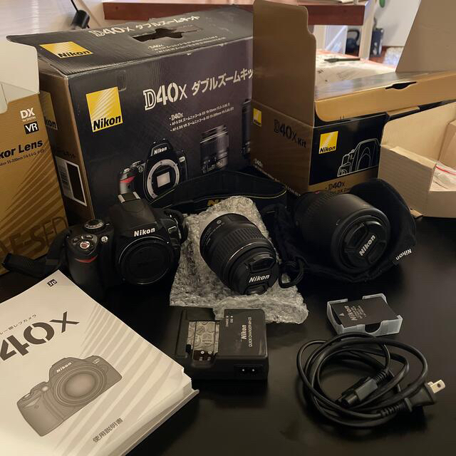 Nikon D40x 一眼レフ ダブルズームキット Nikon D40x 一眼レフ ダブルズームキット