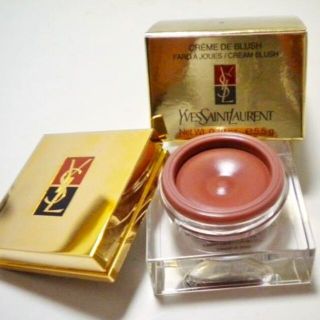 イヴサンローランボーテ(Yves Saint Laurent Beaute)の★未使用★YLS イブサンローラン クリームブラッシュ 3番ローズ系(チーク)