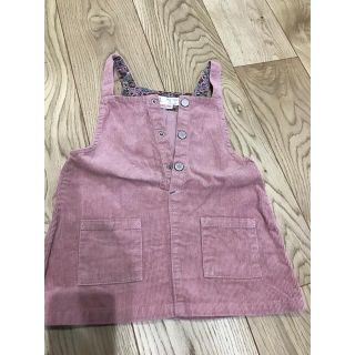 ザラ(ZARA)の【あろは様専用】ZARA BABY コーデュロイ　スカート　ワンピース(ワンピース)