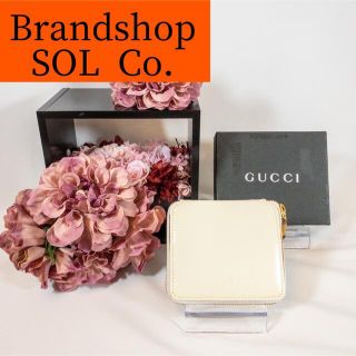 グッチ(Gucci)のGUCCI グッチ　バンブー　コインケース　白(コインケース)