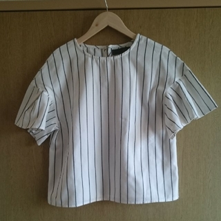 フェリシモ(FELISSIMO)のフェリシモ ストライプカットソー(Tシャツ(半袖/袖なし))