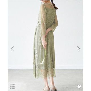 ロペピクニック(Rope' Picnic)のロペピクニック　【Mon E’toile】【結婚式にも】レースDRESS(ロングドレス)