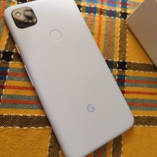 グーグルピクセル(Google Pixel)のGoogle Pixel 4a SIMフリー ブルー 128GB 公式ケース付(スマートフォン本体)