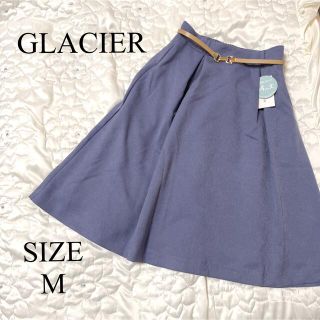 ハニーズ(HONEYS)の【GLACIER 】ハニーズ　新品　ブルー　スカート　ひざ丈スカート　春物(ひざ丈スカート)