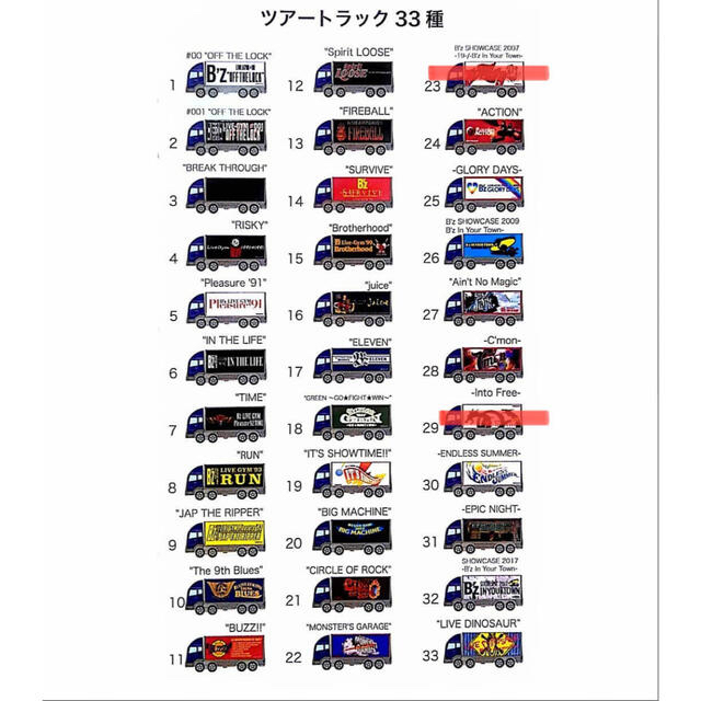 こたろう様専用ページ B'zツアートラック36台セット^_− ☆の こたろう様専用ページ B'zツアートラック36台セット^_− ☆の