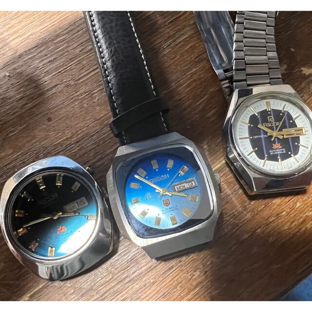RICOH(リコー)のリコー　腕時計　自動巻き　アンティーク　ジャンク メンズの時計(腕時計(アナログ))の商品写真