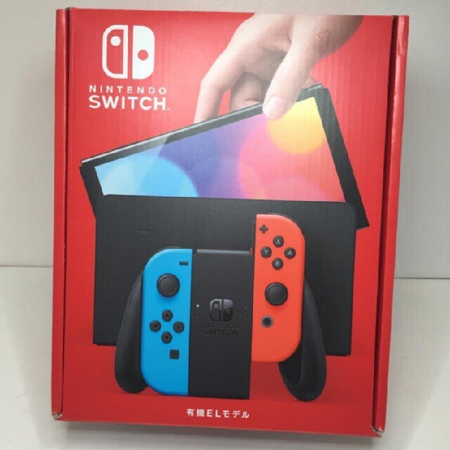 Nintendo Switch(ニンテンドースイッチ)の任天堂Switch　有機EL ネオンカラー エンタメ/ホビーのゲームソフト/ゲーム機本体(家庭用ゲーム機本体)の商品写真