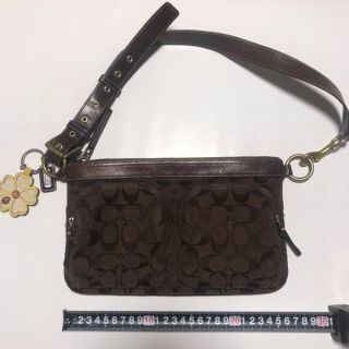 コーチ(COACH)のCOACH コーチ ショルダーバッグ シグネチャー 鞄 茶ブランド 小物(ショルダーバッグ)