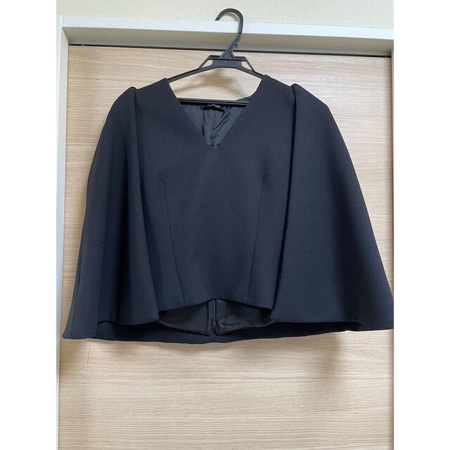 【週末まで】美品pachman cape sleeveless ケープ　ブラウス