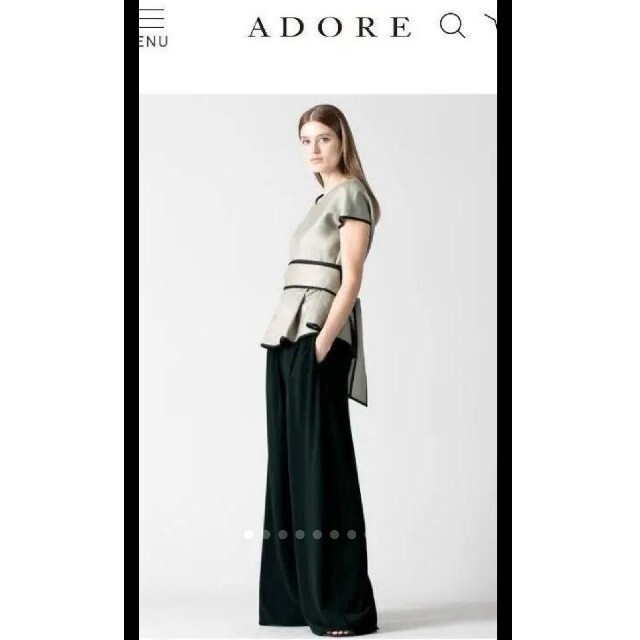 ADORE(アドーア)の★アドーア★人気品★ツイルブラウス レディースのトップス(シャツ/ブラウス(半袖/袖なし))の商品写真