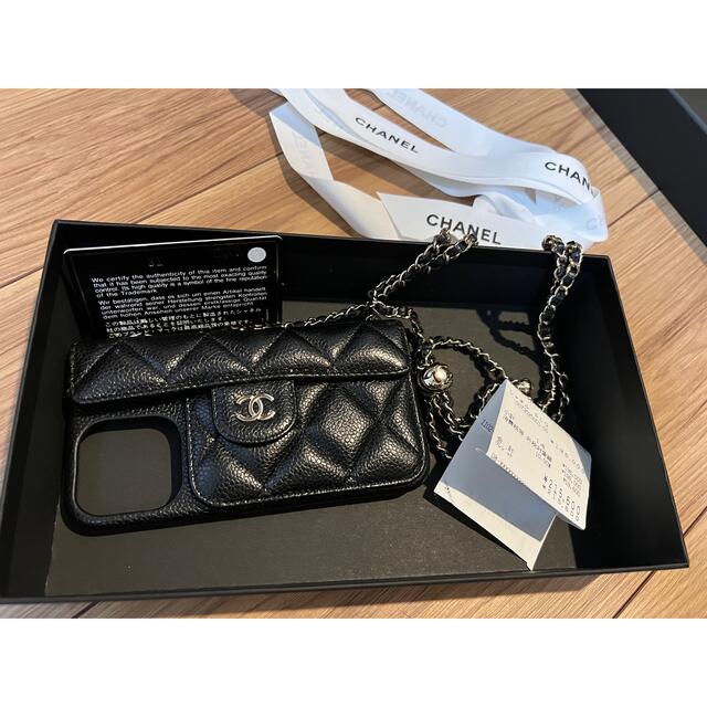 CHANEL iPhone13Pro スマホケース　新品未使用　レシート有iPhoneケース