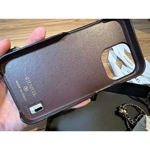 CHANEL - CHANEL iPhone13Pro スマホケース 新品未使用 レシート有の