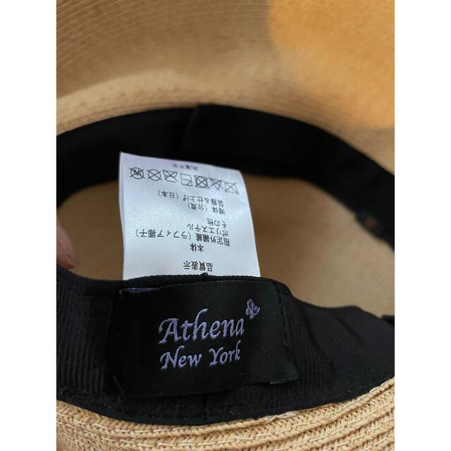 Athena New York(アシーナニューヨーク)のAthena New York ストローハット レディースの帽子(麦わら帽子/ストローハット)の商品写真