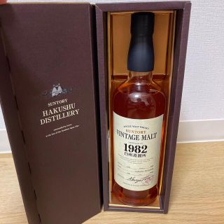 白州蒸馏所1982年、VINTAGE MALT 、新品、未開封。