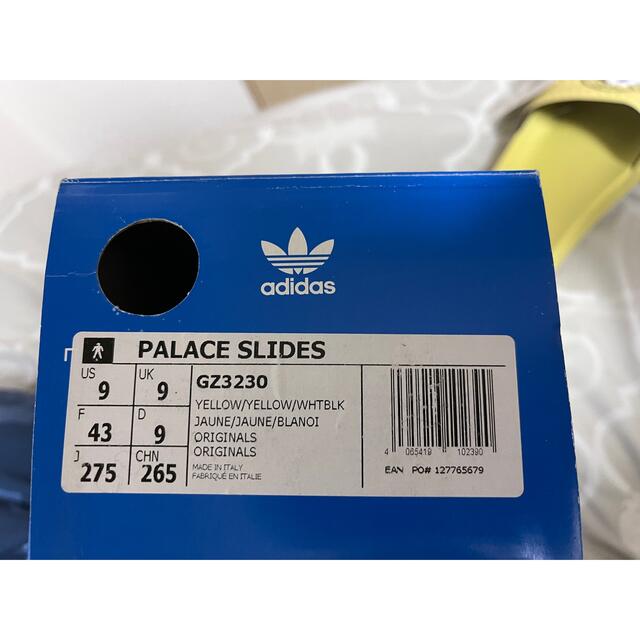 PALACE(パレス)のPALACE x ADIDAS SLIDES "Yellow" メンズの靴/シューズ(スニーカー)の商品写真