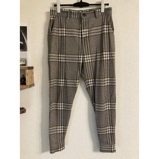 ザラ(ZARA)の専用　ジョガーパンツ　グレー　チェック　スキニー　サルエル(スラックス)