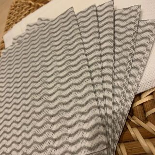 ムジルシリョウヒン(MUJI (無印良品))のキッチンダスター　白&ベージュ、ホワイトセット(収納/キッチン雑貨)