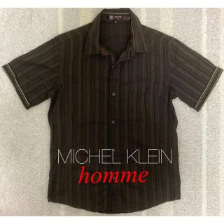 エムケーミッシェルクランオム(MK MICHEL KLEIN homme)の【MICHEL KLEIN homme】メンズ 半袖シャツ(シャツ)