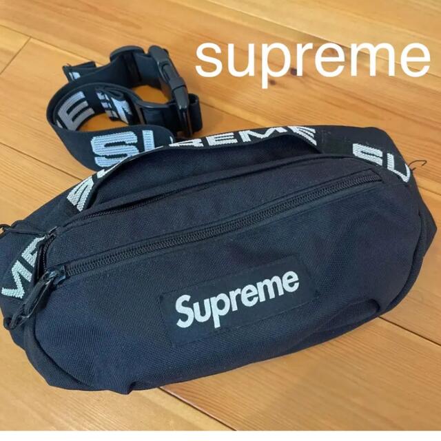 supreme ウエストバッグ 黒