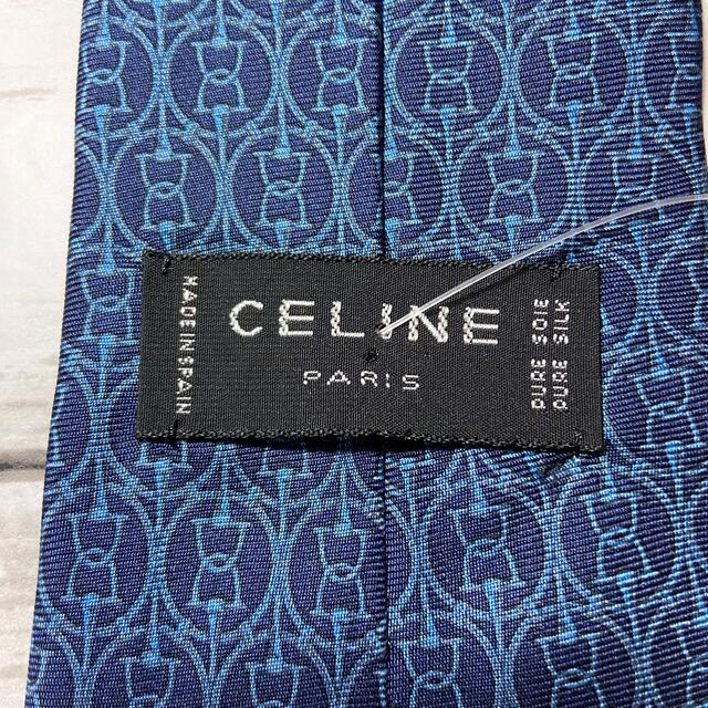 CELINE セリーヌ　ネクタイ　マカダム　トリオンフ　シルク