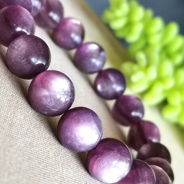 完璧 レア品質大玉天然石紫雲母約13mm shiang-yu.club.tw