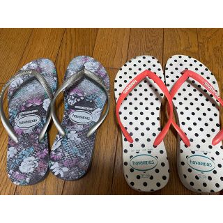 ハワイアナス(havaianas)のhavaianas!2足セット！ハワイ限定(ビーチサンダル)