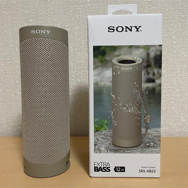 SONY(ソニー)のSONY ワイヤレスポータブルスピーカー SRS-XB23(C) スマホ/家電/カメラのオーディオ機器(スピーカー)の商品写真