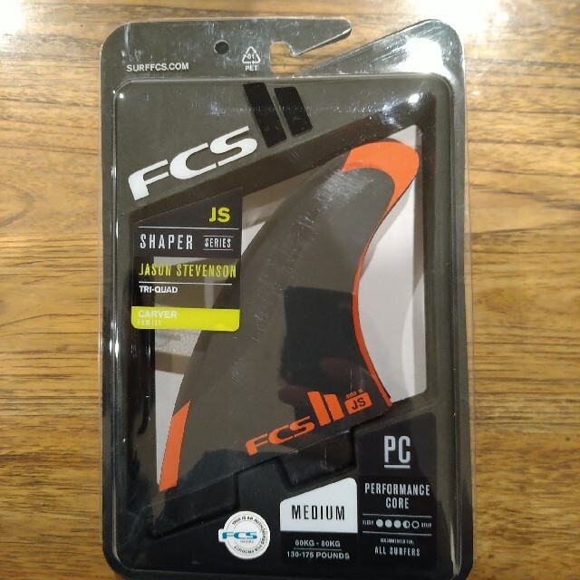 FCS2 JS PC Medium Tri-Quad Fins スポーツ/アウトドアのスポーツ/アウトドア その他(サーフィン)の商品写真