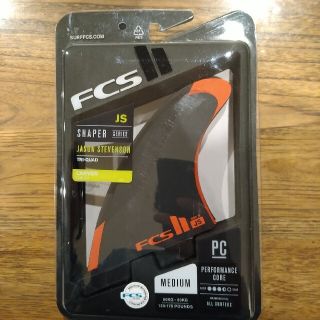 FCS2 JS PC Medium Tri-Quad Fins(サーフィン)