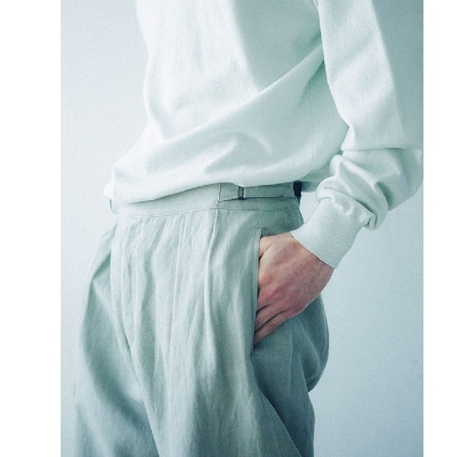 cale カル シルクリネンツイルワイドパンツ 【国内即発送】 Lui