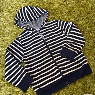 プチバトー(PETIT BATEAU)のPETIT BATEAU キッズパーカー(Tシャツ/カットソー)