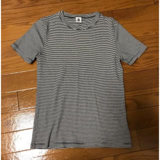 プチバトー(PETIT BATEAU)の【miremiさま】プチバトー　ミラレボーダークルーネックTシャツ　Sサイズ(Tシャツ(半袖/袖なし))