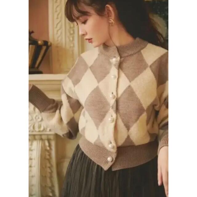 Her lip to(ハーリップトゥ)のHerlipto♡Twinkle Argyle Knit Pullover メンズのトップス(カーディガン)の商品写真