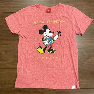 ディズニー(Disney)のhabu box 沖縄限定　ハイサイ　ミッキーTシャツ　L(Tシャツ/カットソー(半袖/袖なし))