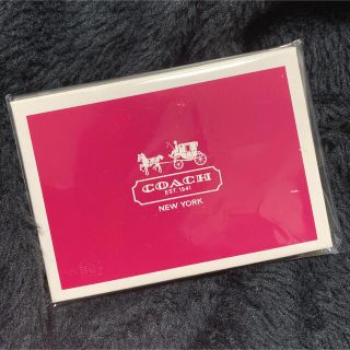 コーチ(COACH)の\\未使用//【coach】非売品　付箋(ノート/メモ帳/ふせん)