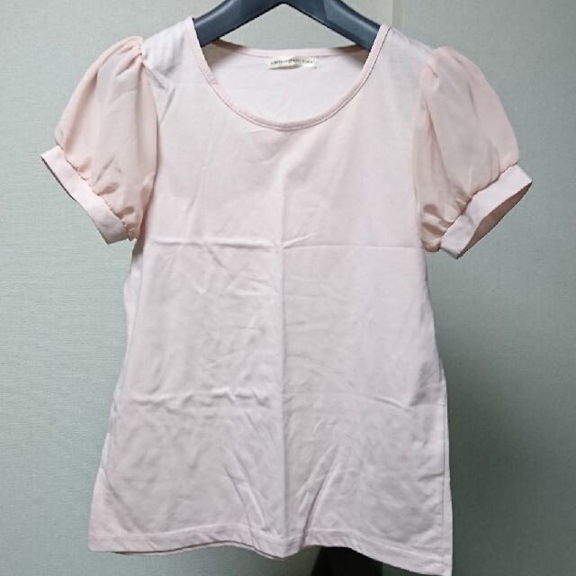 NICE CLAUP(ナイスクラップ)の未使用 NICE CLAUP Tシャツ ピンク レディースのトップス(Tシャツ(半袖/袖なし))の商品写真
