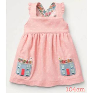 ボーデン(Boden)のmini boden ♡ ピンク ドット おうちポケット ワンピース(ワンピース)