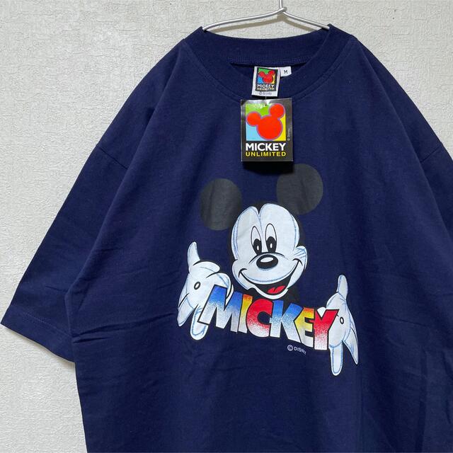 Disney(ディズニー)の【デッドストック】90s Disney VINTAGE ミッキー Tシャツ メンズのトップス(Tシャツ/カットソー(半袖/袖なし))の商品写真